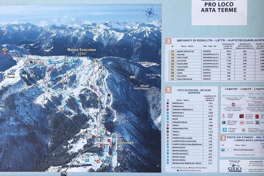 Holiday Guesthouse La Casina Di Butzi Pet Friendly - Terme Di Arta - Zoncolan อาร์ตา แตร์เม ภายนอก รูปภาพ